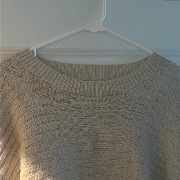 Pink Rose Cream Ribbed Sweater - Picture 4 of 4